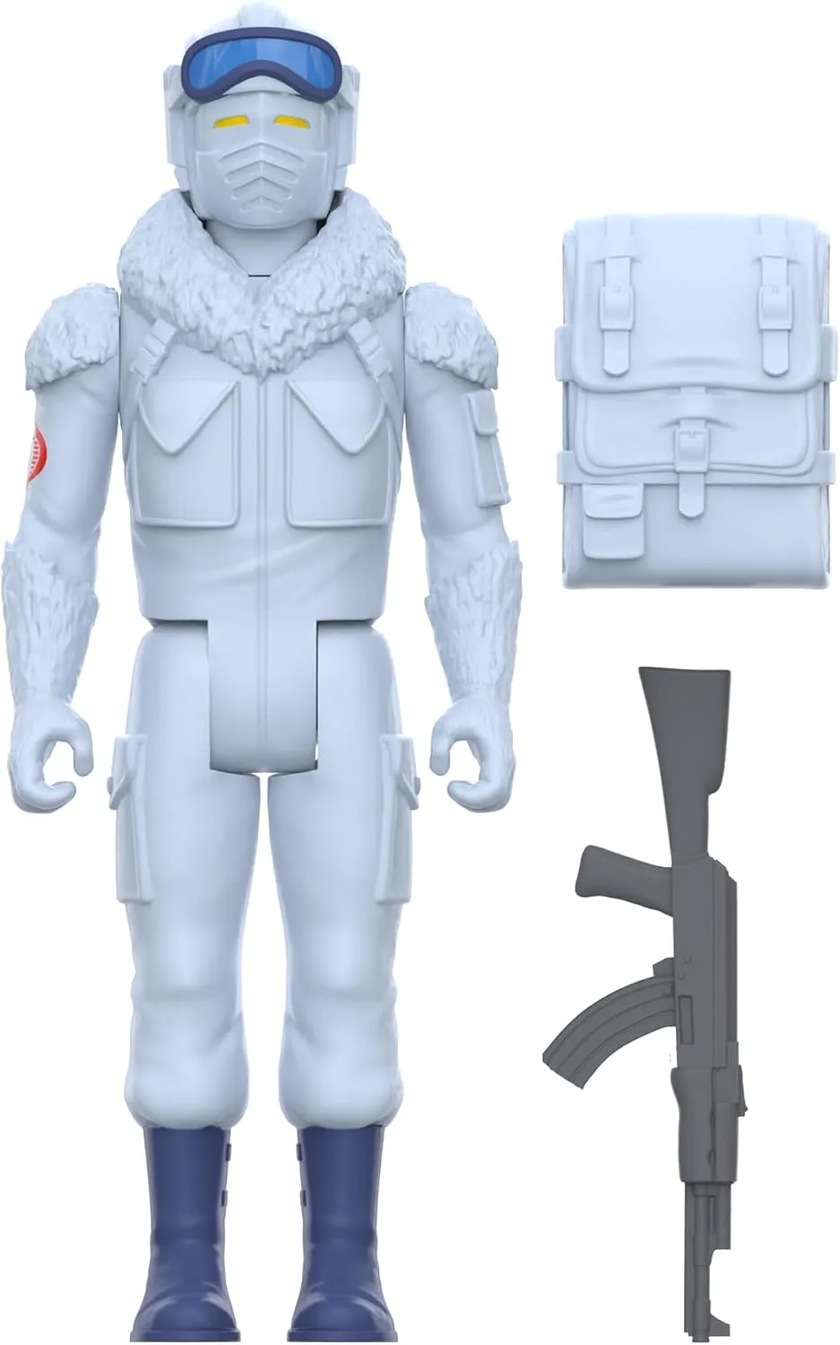 Super7 G.I. Joe Cobra Snow Serpent - 3.75" G.I. Joe Action Figure with Accessory Classic Cartoon Collectibles and Retro Toys