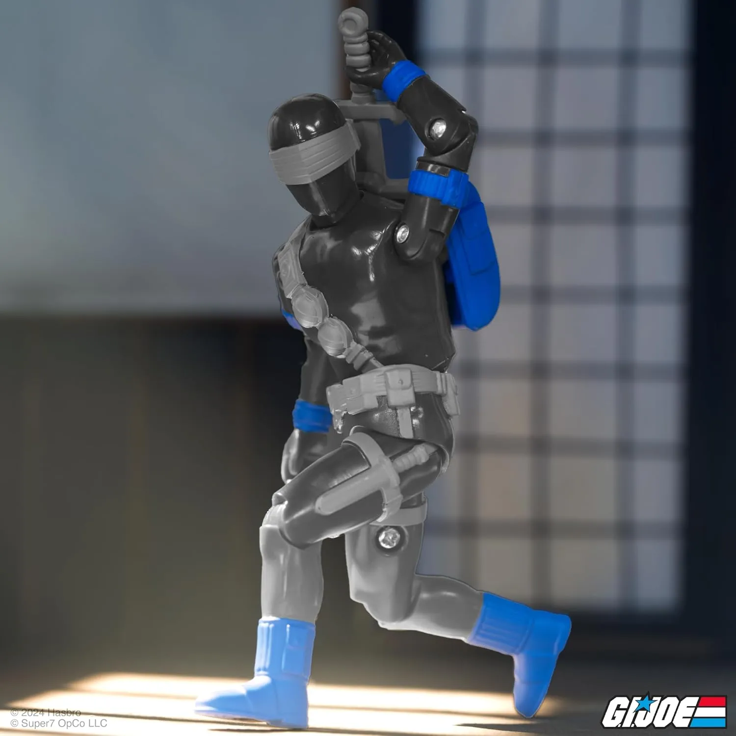 Super7 Reaction  G.I. Joe Snake Eyes (Comic) - 3.75" G.I. Joe Action Figure with Accessories Classic Cartoon Collectibles and Retro Toys