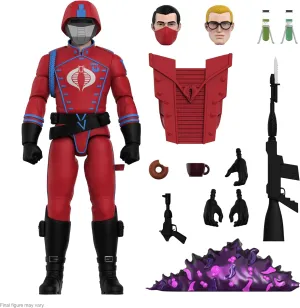 Super7 Ultimates! G.I. Joe Cobra Crimson Guard - 7" G.I. Joe Action Figure with Accessories Classic Cartoon Collectibles and Retro Toys