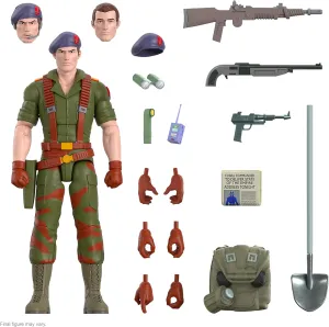 Super7 ULTIMATES! G.I. Joe Flint - 7" G.I. Joe Action Figure with Accessories Classic Cartoon Collectibles and Retro Toys