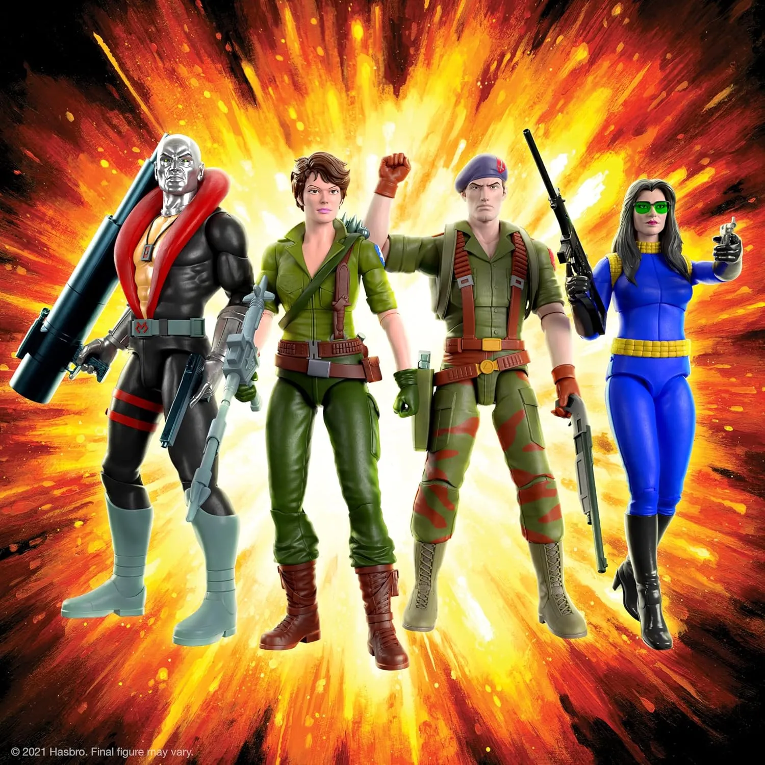 Super7 ULTIMATES! G.I. Joe Flint - 7" G.I. Joe Action Figure with Accessories Classic Cartoon Collectibles and Retro Toys