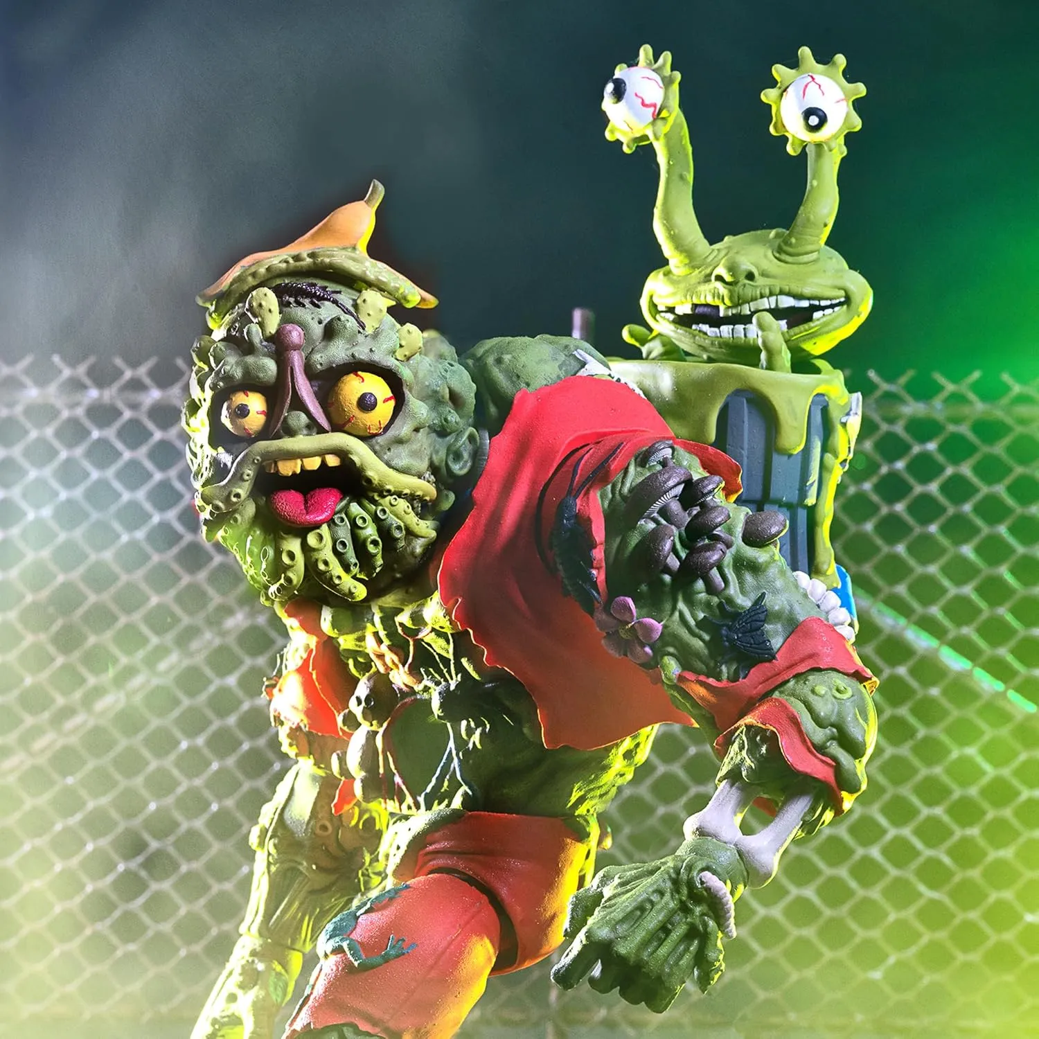Super7 Ultimates Teenage Mutant Ninja Turtles Muckman and Joe Eyeball - 7" TMNT Action Figure with Accessories Classic Cartoon Collectibles and Retro Toys