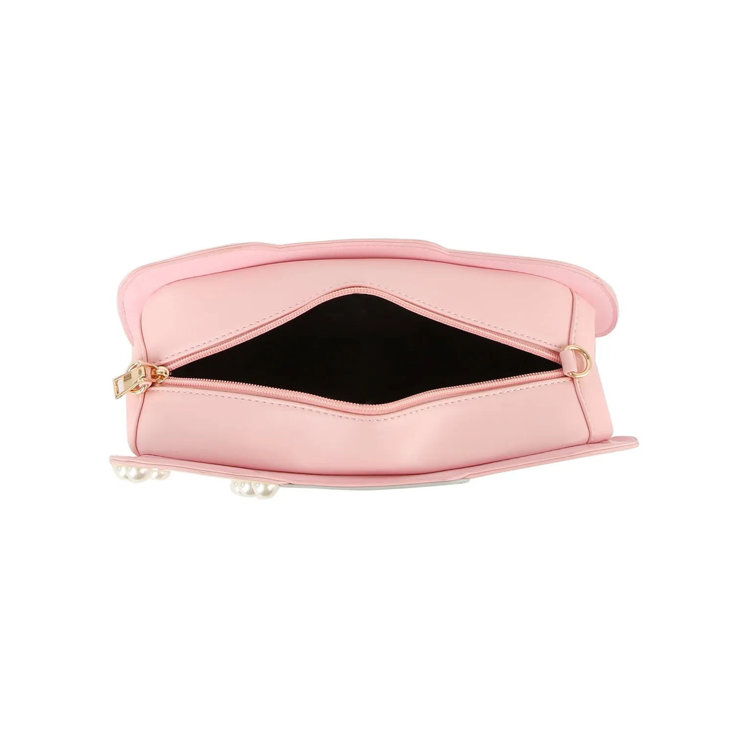 Sweet Pearl Lipstick Crossbody Bag