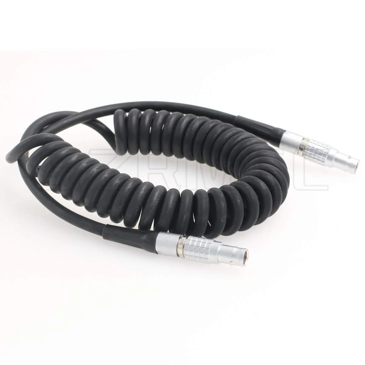 SZRMCC Steadicam Zephyr 0B 3 Pin Male to 0B 2 Pin Male Coiled Power Cable for Teradek Bolt Cube (Coiled Cable)