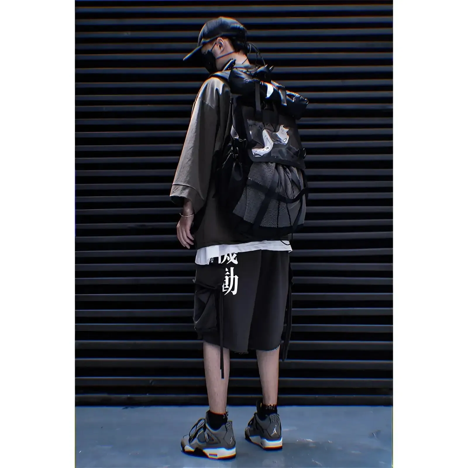 Techwear "GZ126065" Waterproof Coat Backpack