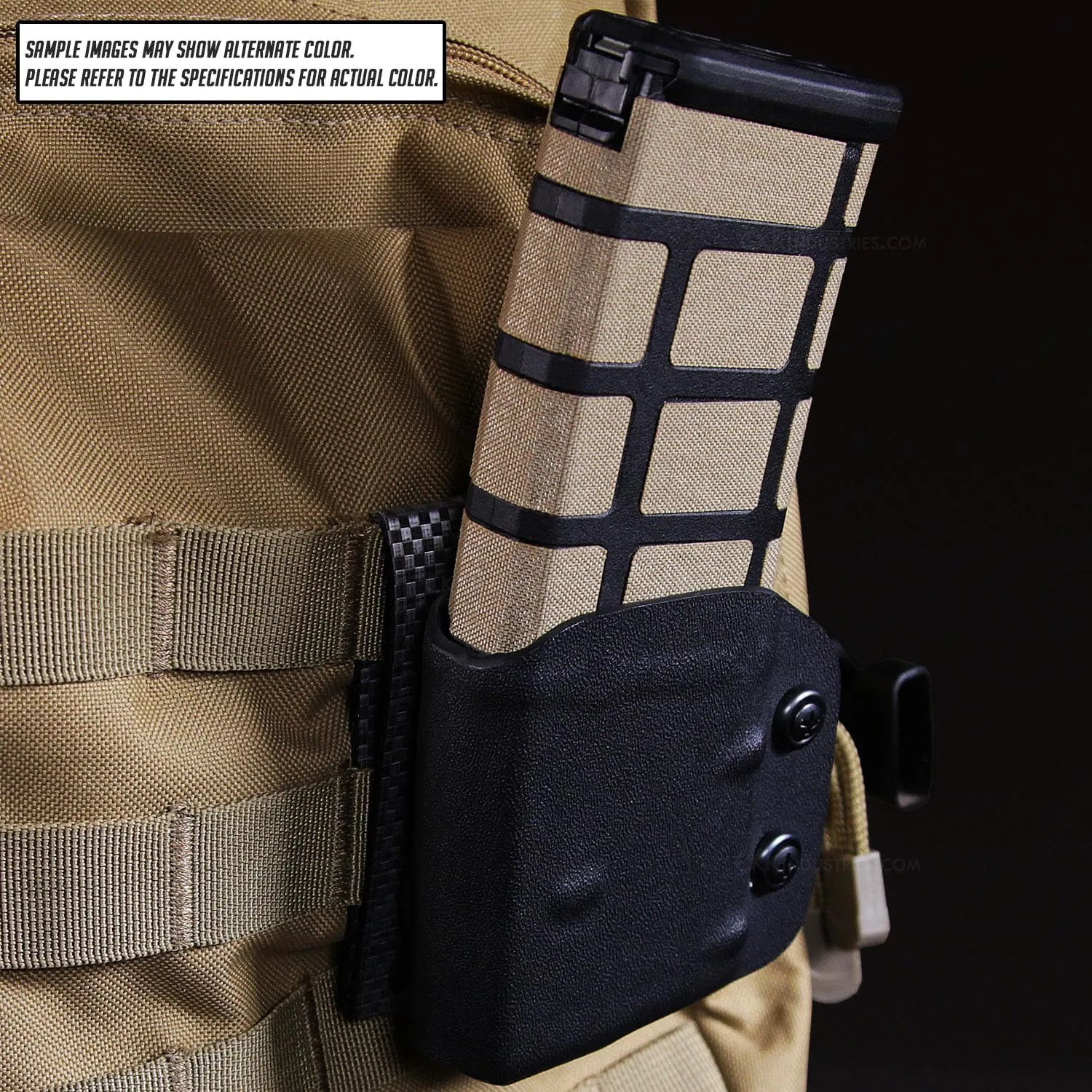 Tegris Dual Molle Adapter – USA Made, Customizable Carry Angle, Dual Mounting Arms for Tactical Gear, for Military & Law Enforcement