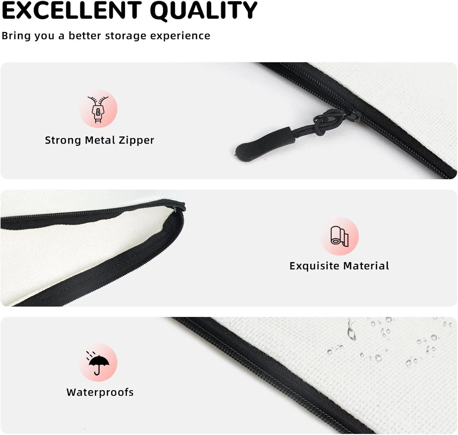 Text Series Stay Epic Makeup Bag Birthday Gift Mother'S Day Gifts Are The Internal Capacity Is Large Light And Cute Suitable For Daily Life Travel Etc