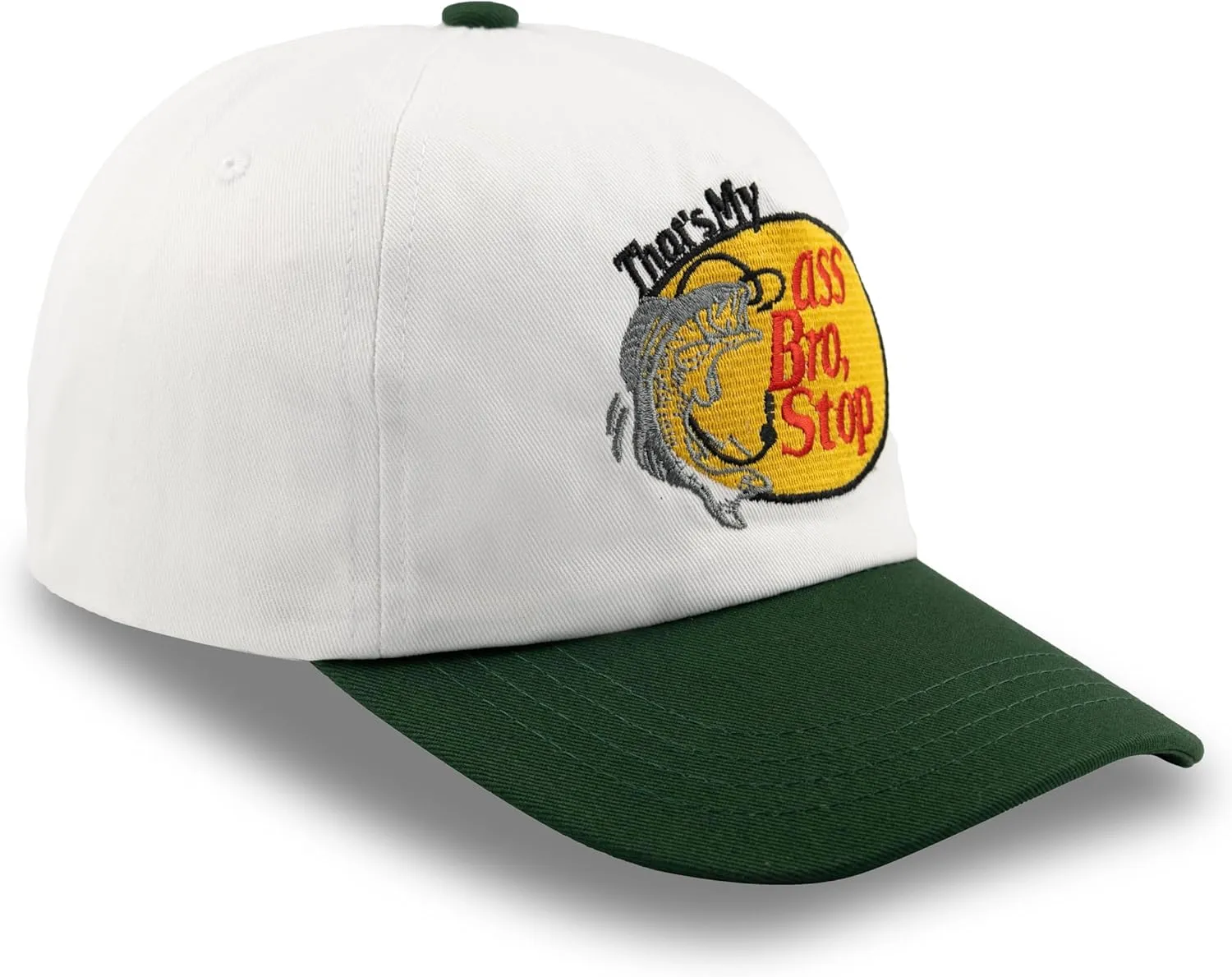 That's My Ass Bro,Stop Trucker Cap Embroidery Fishing Foam Mesh Hat - Funny Naughty Snapback Truck Hat Baseball Cap