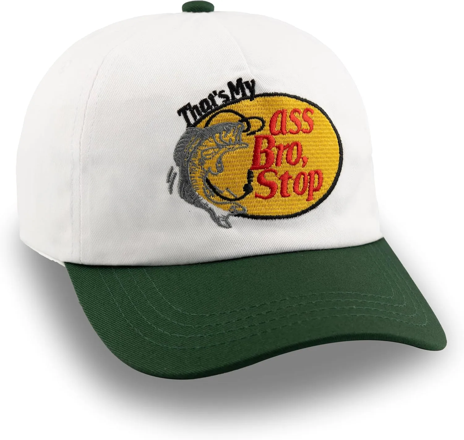 That's My Ass Bro,Stop Trucker Cap Embroidery Fishing Foam Mesh Hat - Funny Naughty Snapback Truck Hat Baseball Cap