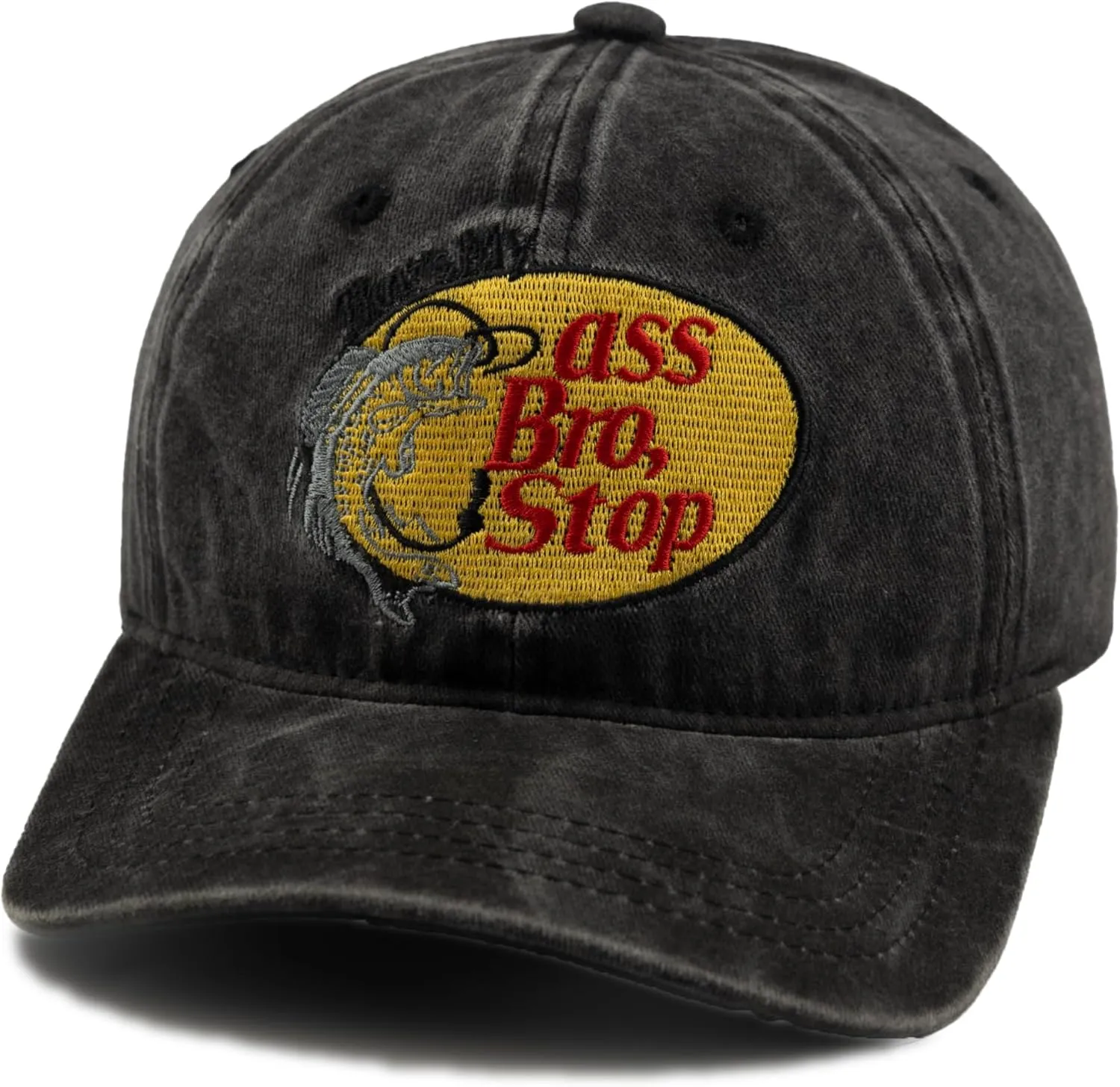 That's My Ass Bro,Stop Trucker Cap Embroidery Fishing Foam Mesh Hat - Funny Naughty Snapback Truck Hat Baseball Cap