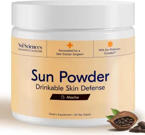 The First 3-in-1 Drinkable Skincare, by World-Class Dermatologist & Skin Surgeon, Regenerative Formula, Nicotinamide, Collagen Peptides, Biotin, Glutathione (30 Servings, Mocha)