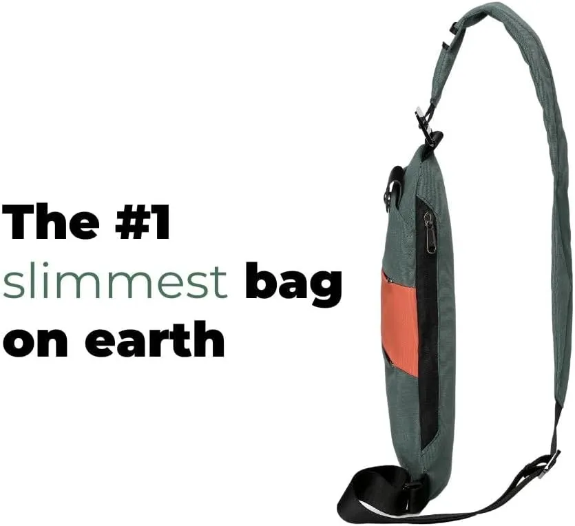 The Original Slim Carry The Slim Carry Slim Carry Crossbody Bag Anti-Theft Brown