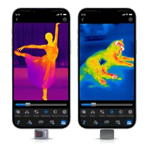 Thermal Camera for Android Phone, P2 Thermal Imaging Camera with 512 × 384 Super IR Resolution, Infrared Camera with 15x Zoom, 1.5℃ PCB Accuracy, 1112℉ High Temp Thermal Imager (Not for iOS)