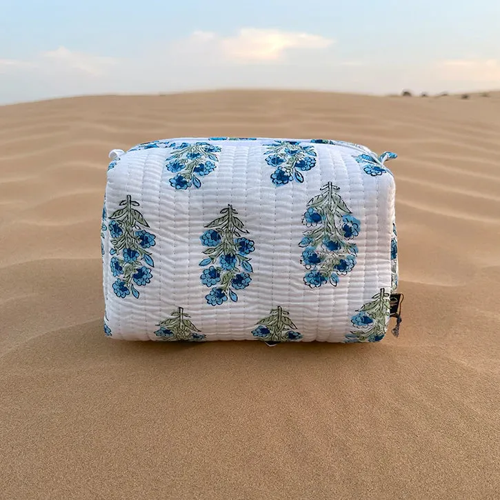 Tohfa Luxe Mora Handmade Block Printed Pouch