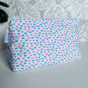 Trans Butterfly Travel/Cosmetic Bag