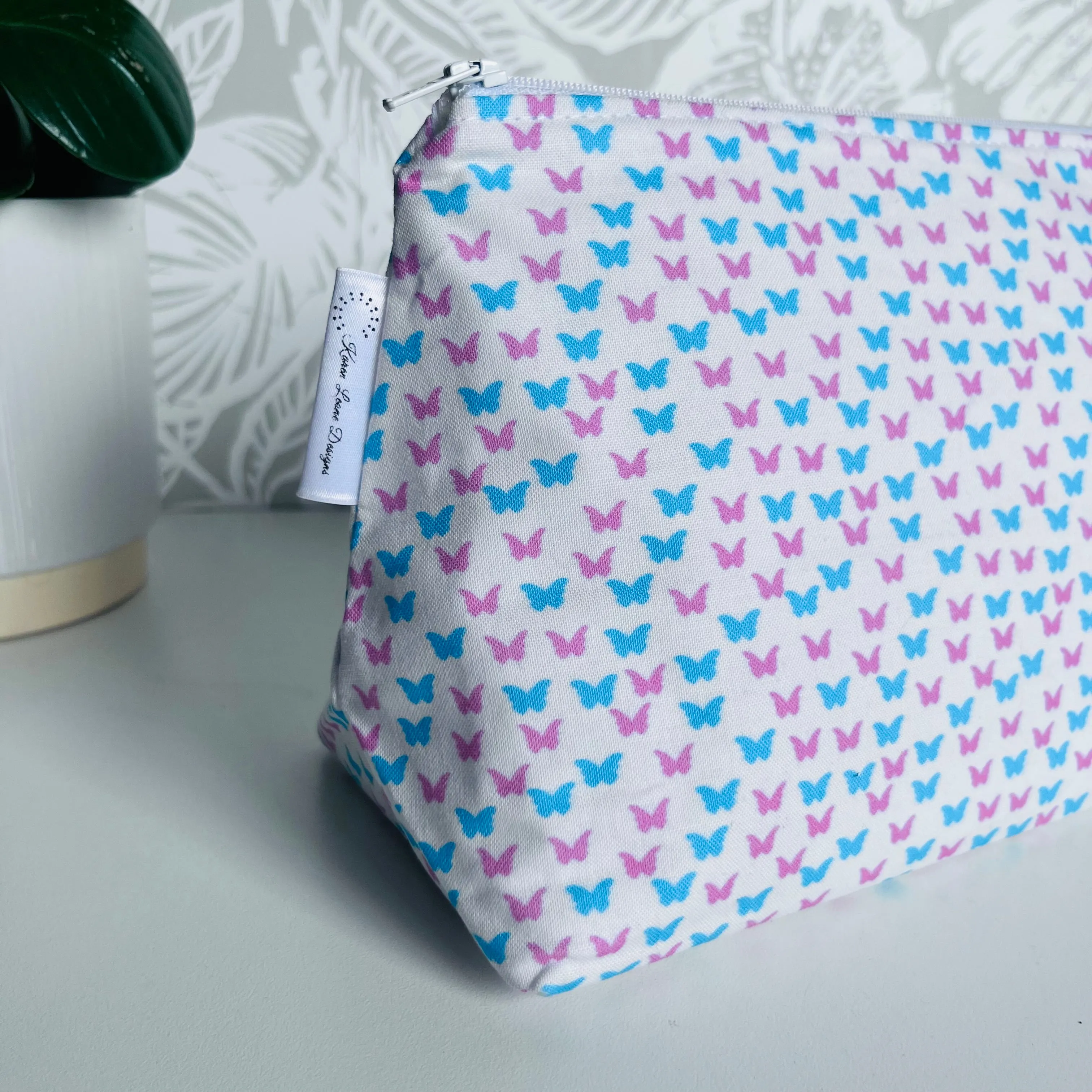 Trans Butterfly Travel/Cosmetic Bag