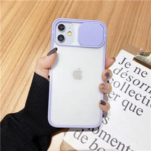 Transparent Camera Shield Shockproof iPhone Case