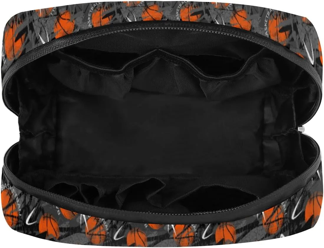 Travel Toiletry Bag for Boys Men, Waterproof Small Dopp Kit for Women, Basketball Shaving Bag with Large Capacity for Travel,Sports Shower