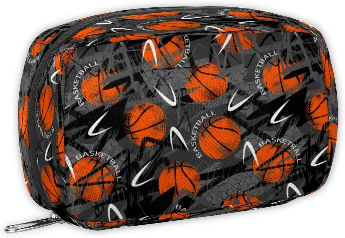 Travel Toiletry Bag for Boys Men, Waterproof Small Dopp Kit for Women, Basketball Shaving Bag with Large Capacity for Travel,Sports Shower