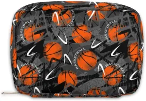 Travel Toiletry Bag for Boys Men, Waterproof Small Dopp Kit for Women, Basketball Shaving Bag with Large Capacity for Travel,Sports Shower