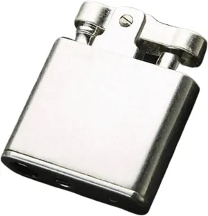 Trench Kerosene Lighters, Push-to-Start, Refill with Fuel, Open Flame, Vintage Wheel Lighter, Suitable for Campfires, Gift(Silver)