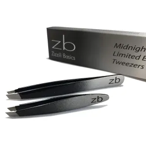 Tweezer Set - Limited Edition Ombre - Classic   Mini Slant - Best Tweezers for Eyebrow, Facial Hair Removal and your Precision Needs