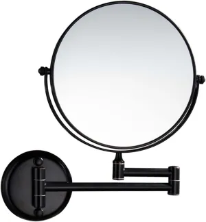 Two-Sided Swivel Extendable Makeup Mirror, Wall Mounted Makeup Mirror, 360° rotatable mirror, 3X/5X/7X/10X Magnifying Vanity Mirror, Gifts for handsome men and women, For makeup and facials.-C||10X