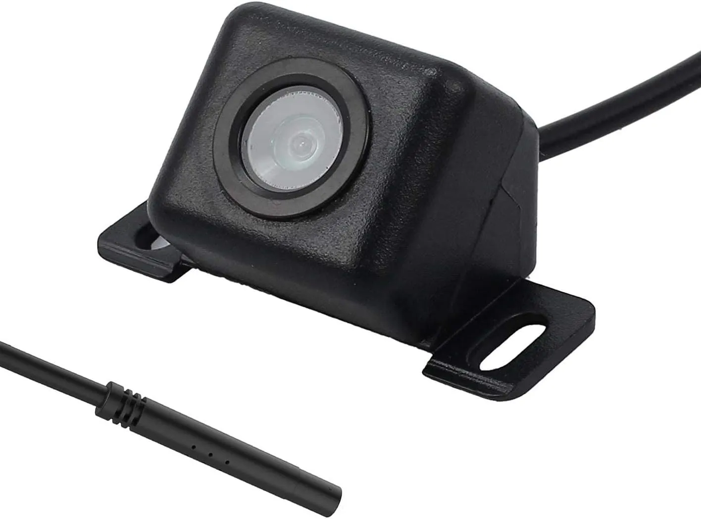 Universal Backup Camera License Plate Mount for Clarion, Dual, BOSS, Jensen, Stinger, CARTREQUE, PODOFO, SOUNDSTREAM, EONON, SANPTENT Car Radio with HD Night Vision Rear View 170° Angle Waterproof