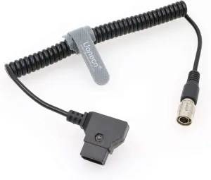 Uonecn for Anton Bauer Sound Device ZAXCOM Power Cable D-Tap to Hirose 4 Pin Male for Zoom F8 for SD 633/644/688