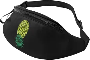 Upside Down Pineapple Crossbody waist bag, casual chest bag