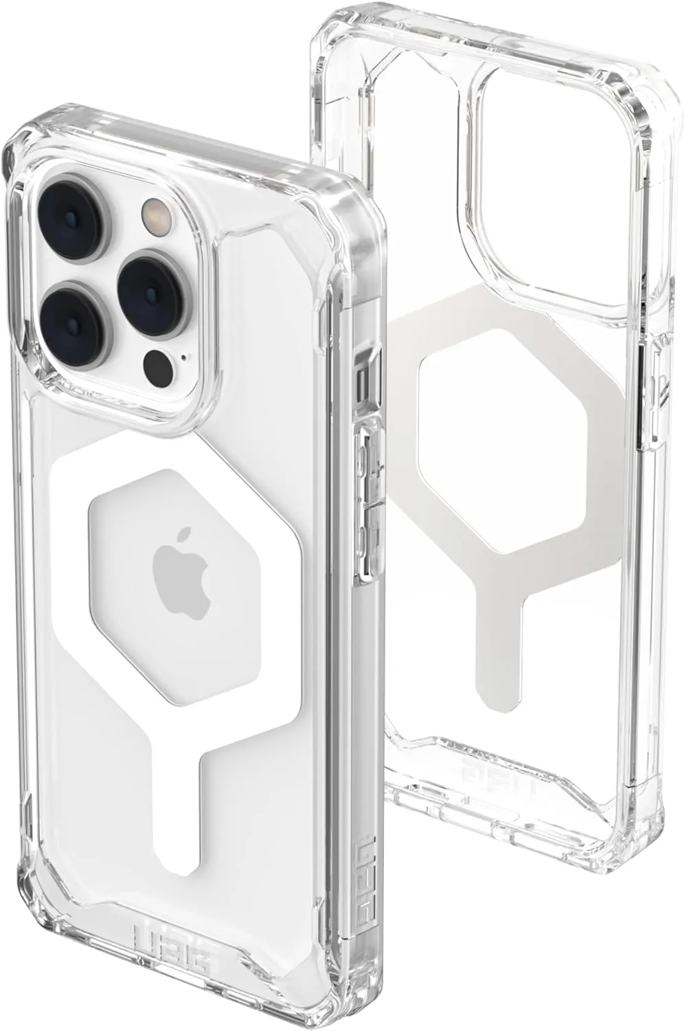 URBAN ARMOR GEAR UAG Designed for iPhone 14 Pro Case Translucent Clear Ice 6.1" Plyo Built-in Magnet Compatible with MagSafe Charging Lightweight Slim Shockproof Transparent Protective Cover