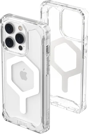 URBAN ARMOR GEAR UAG Designed for iPhone 14 Pro Case Translucent Clear Ice 6.1" Plyo Built-in Magnet Compatible with MagSafe Charging Lightweight Slim Shockproof Transparent Protective Cover