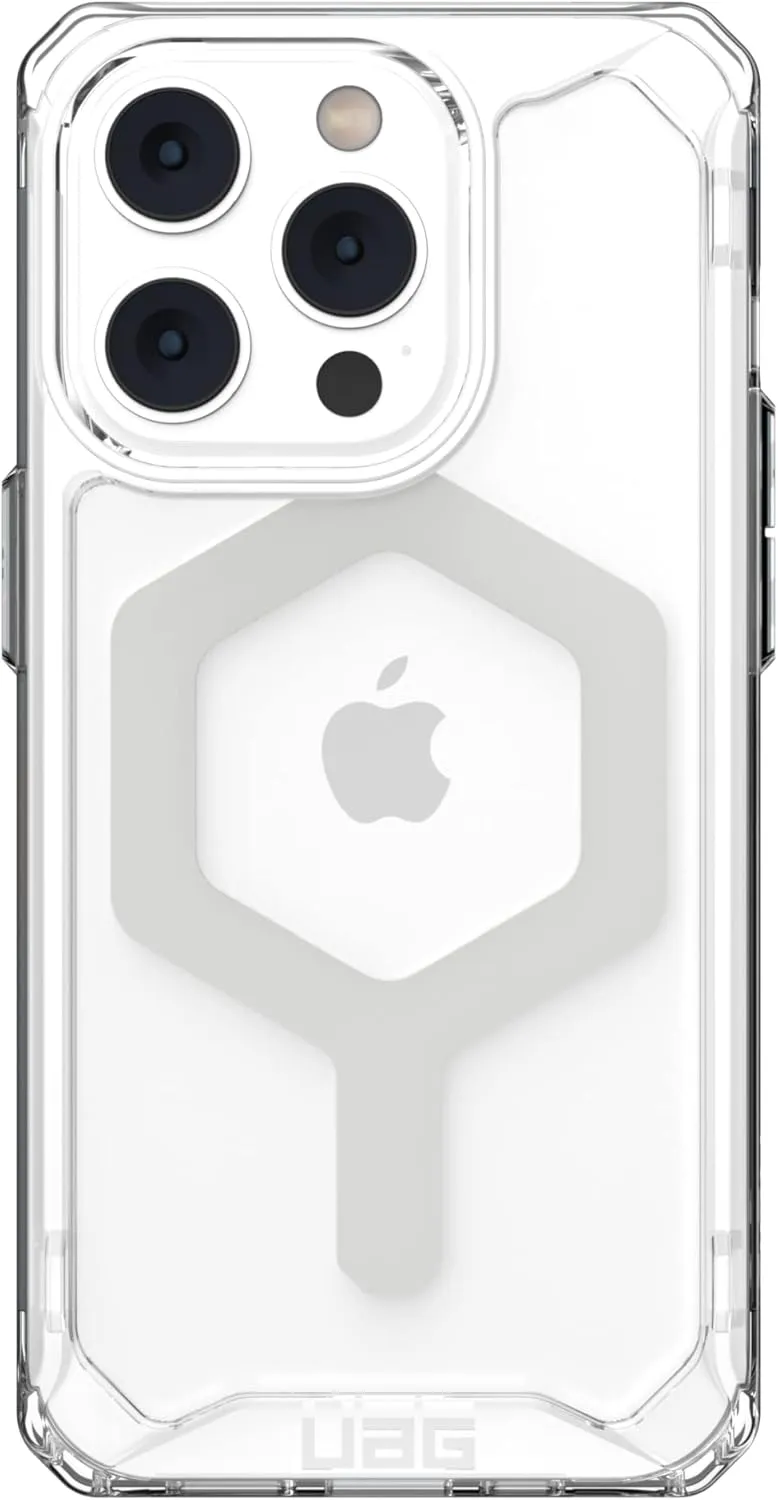 URBAN ARMOR GEAR UAG Designed for iPhone 14 Pro Case Translucent Clear Ice 6.1" Plyo Built-in Magnet Compatible with MagSafe Charging Lightweight Slim Shockproof Transparent Protective Cover
