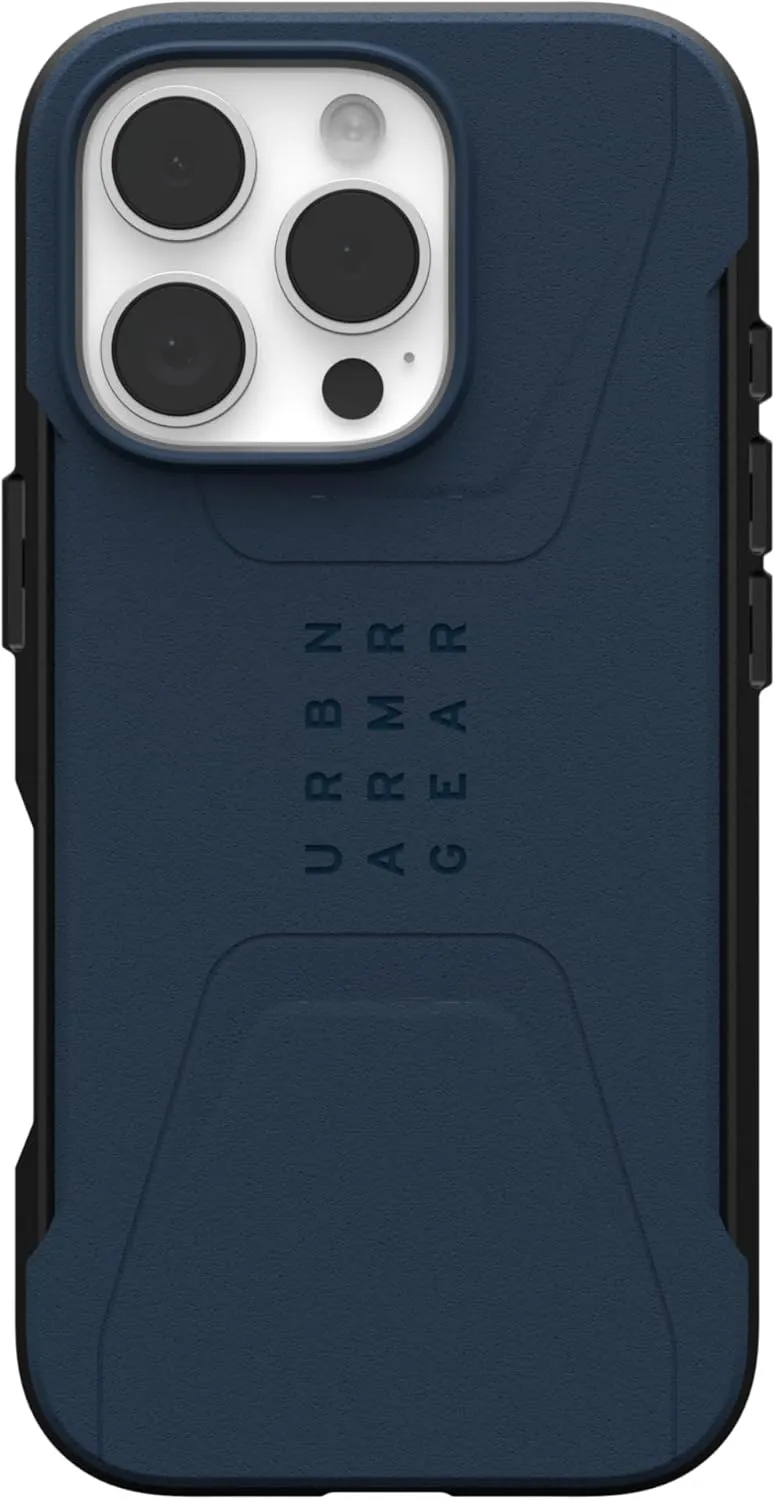 URBAN ARMOR GEAR UAG Designed for iPhone 16 Pro Case 6.3" Civilian - Compatible with MagSafe Charging Rugged Slim Sleek Shockproof Anti-Slip Military Grade Protective Cover, Mallard