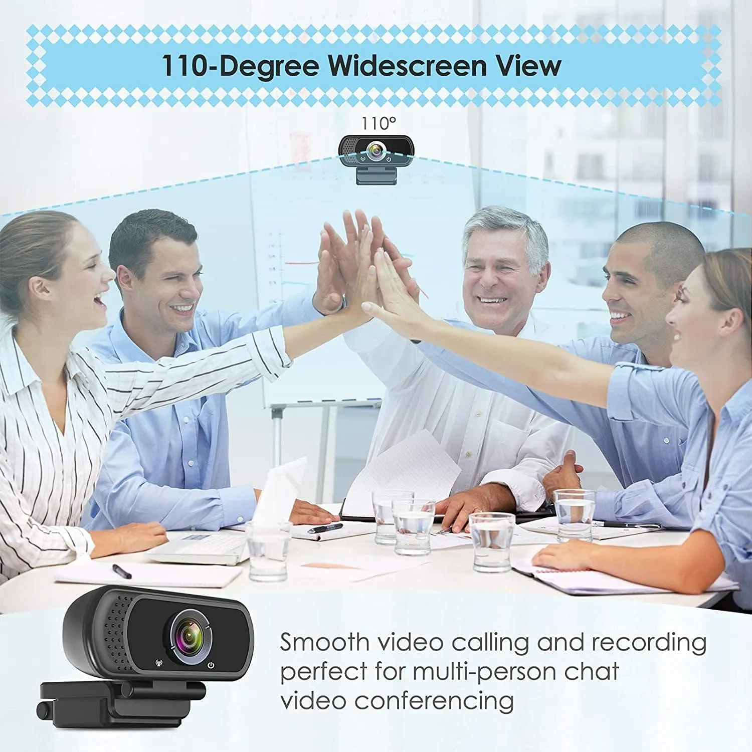 USB C Webcam for PC: 1080P HD Web Cam with Mic,Computer Camera with Privacy Cover & Tripod Stand for MAC Desktop Laptop, Wide Angle Webcam Pro Streaming Web Camera for Skype/Teams/Webex