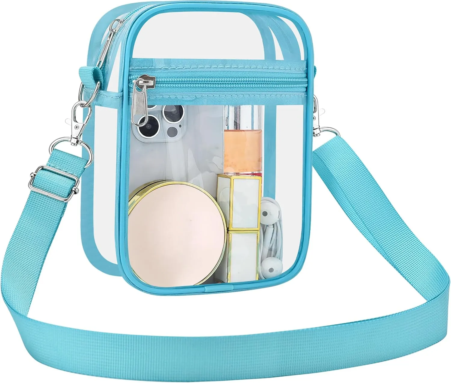 USPECLARE Clear Purse Stadium Approved CrossBody Bag for Men and Women