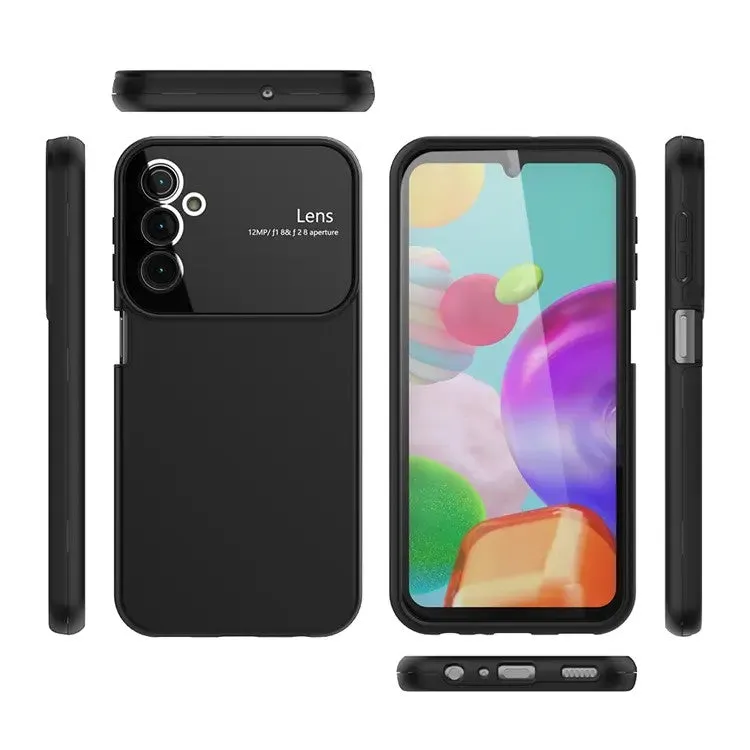 Vaku® Samsung Galaxy A15 5G Polarized Large Window Glass Camera Protector Dual Layer Shockproof Back Cover