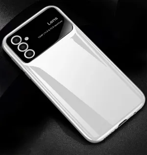 Vaku® Samsung Galaxy S24 5G Polarized Large Window Glass Camera Protector Dual Layer Shockproof Back Cover