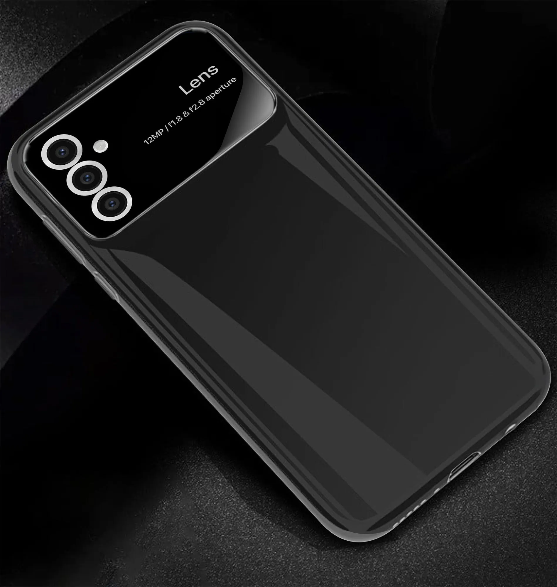 Vaku® Samsung Galaxy S24 5G Polarized Large Window Glass Camera Protector Dual Layer Shockproof Back Cover
