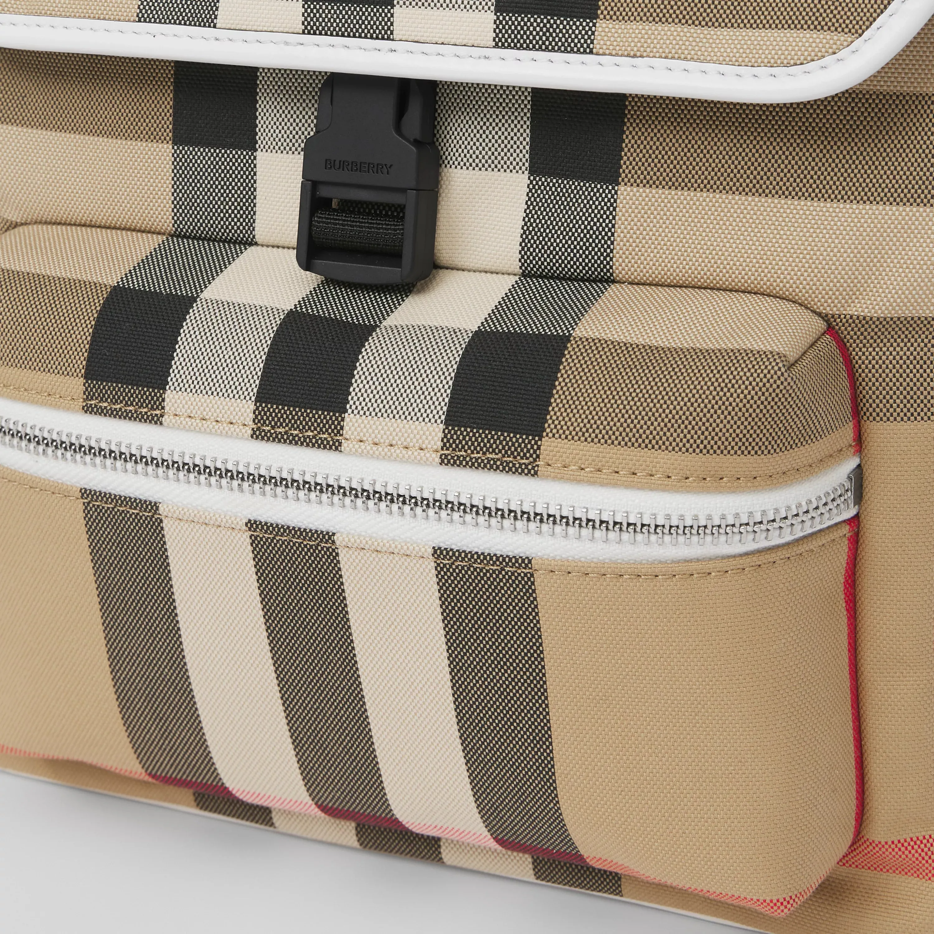 Vintage Check Cotton Backpack