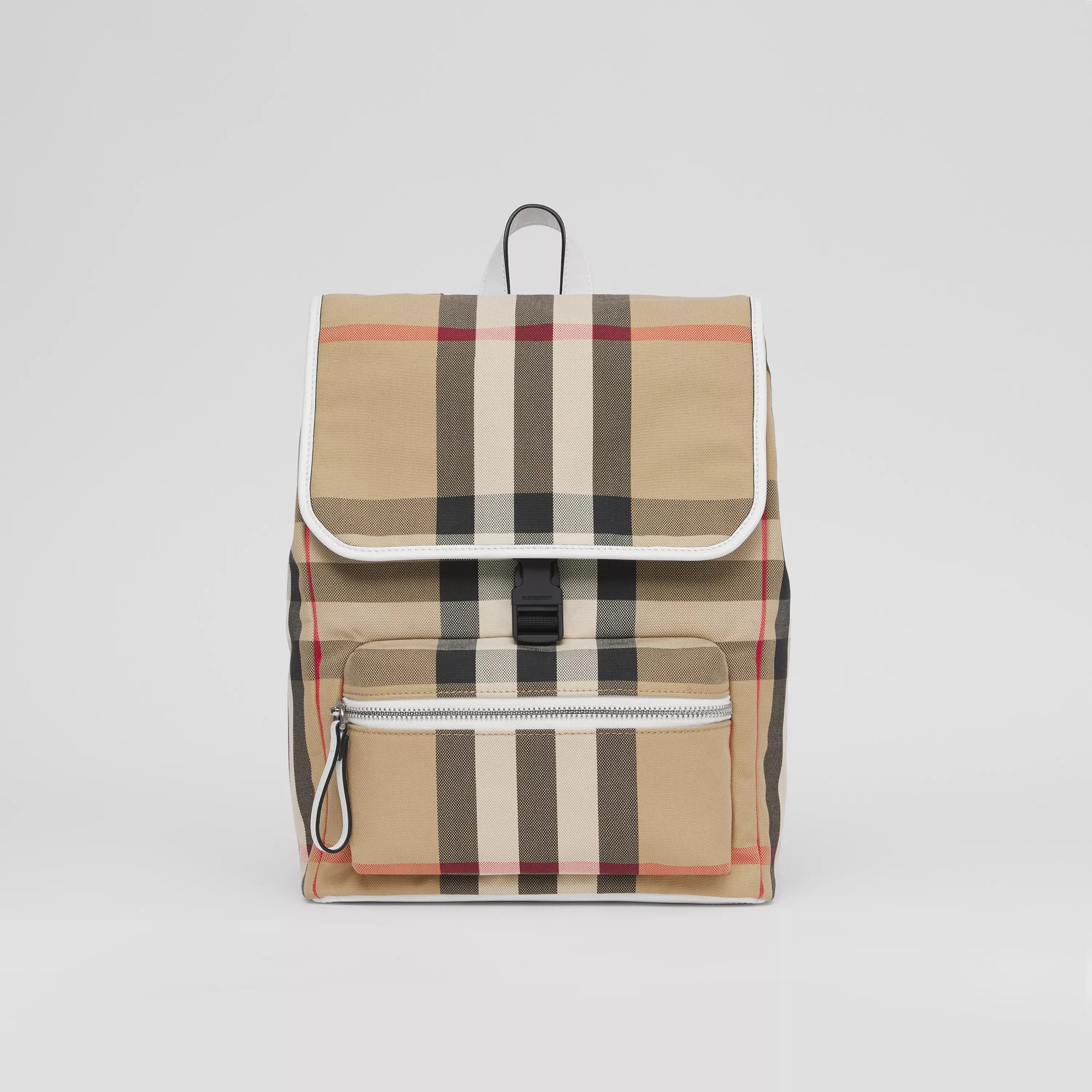 Vintage Check Cotton Backpack