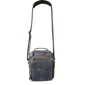 Vintage Crazyhorse Cowhide Leather Crossbody Bag