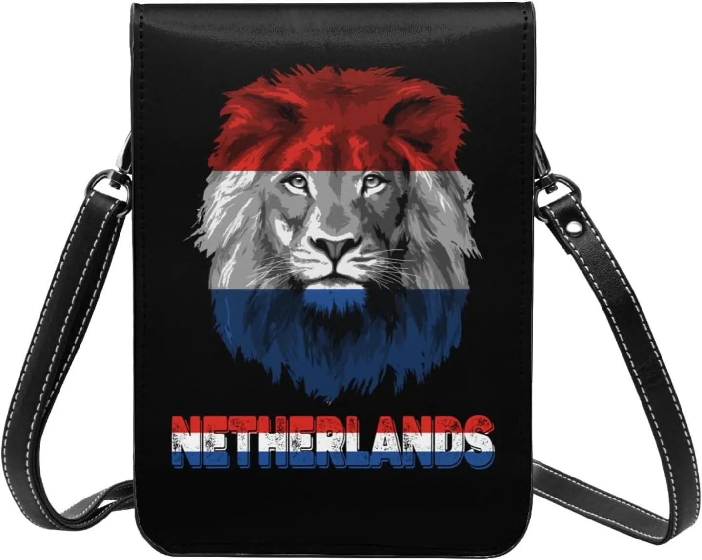 Vintage Saint Vincent And The Grenadines Flag Lion Head Small Crossbody Purse Cell Phone Bag for Women