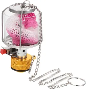 Vintage Style Small Gas Lantern Outdoor Emergency Lantern Portable Design for Camping Picnic Tent Illumination