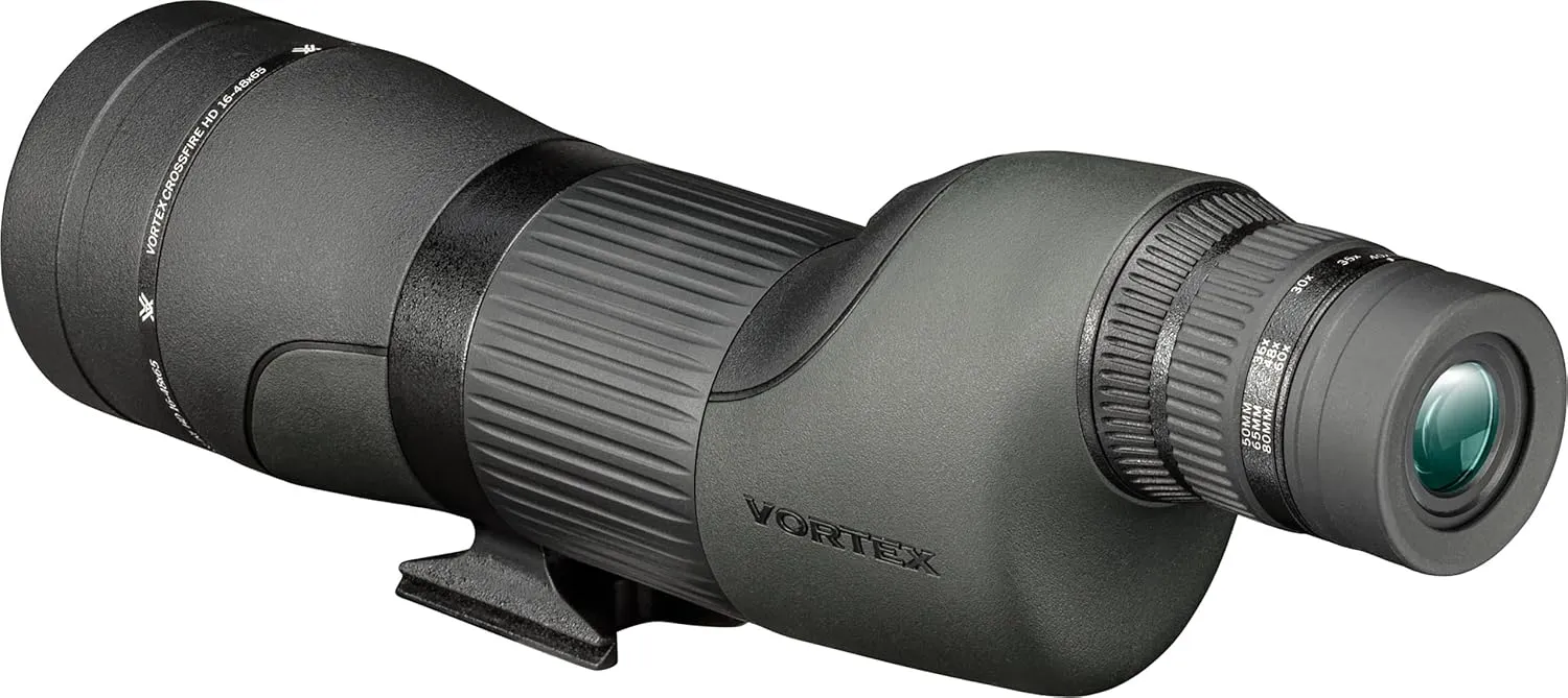 Vortex Optics Crossfire HD Spotting Scopes - HD Optical System, Wide Field of View, Helical Focus, Tripod Adaptable, Rubber Armor, Waterproof, Fogproof, Shockproof - Unlimited, Unconditional Warranty