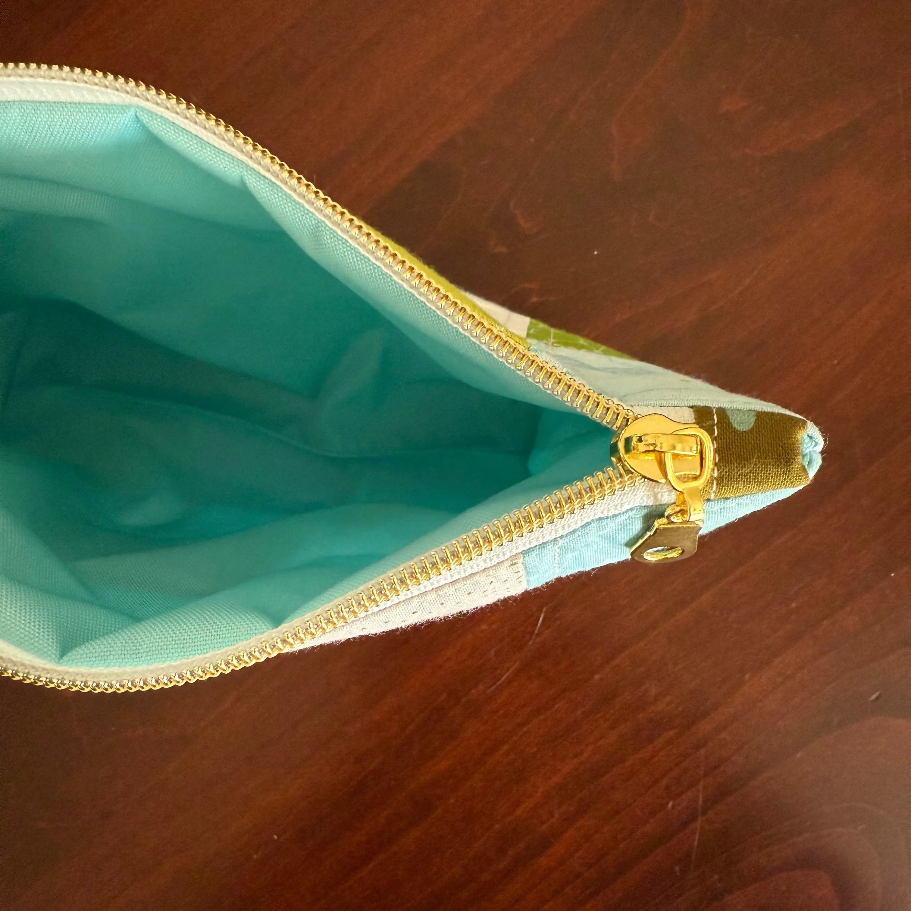 Water Lily Patchwork Pouch