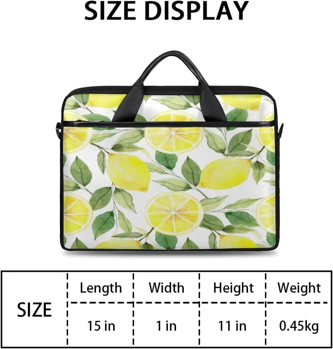 Welsh Corgi Laptop Bag for Women Men 13-15 Inch Computer Briefcase Bag Lightweight Notebook Shoulder Messenger Bag