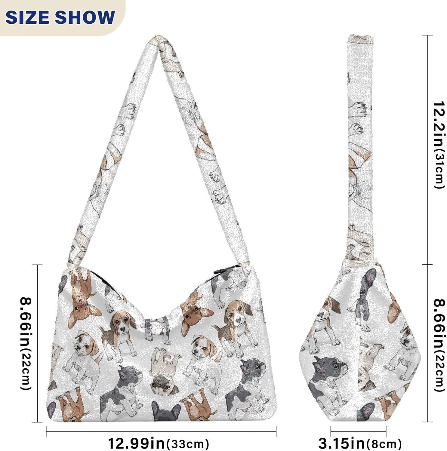 Women Boho Handbag Underarm Bag Tote Bag Shoulder Bag Crossbody Bag