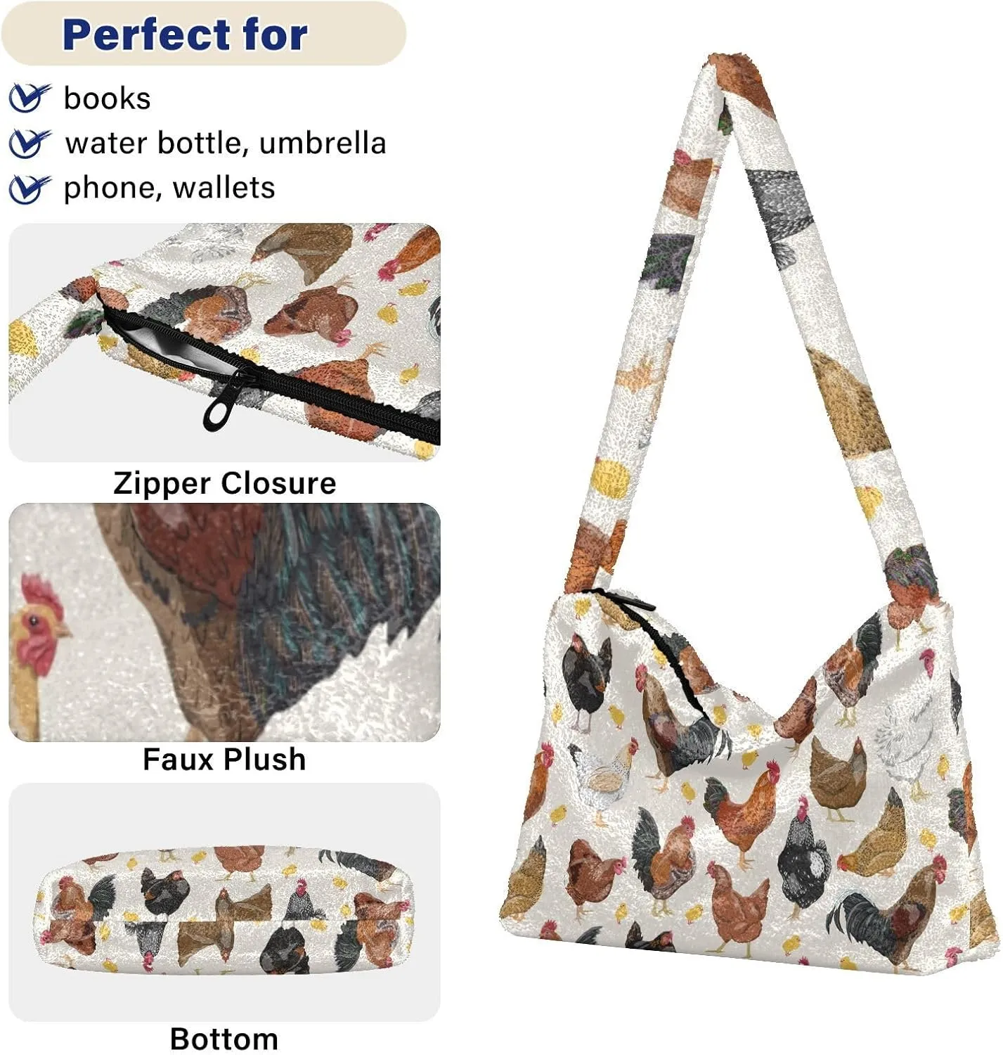 Women Boho Handbag Underarm Bag Tote Bag Shoulder Bag Crossbody Bag