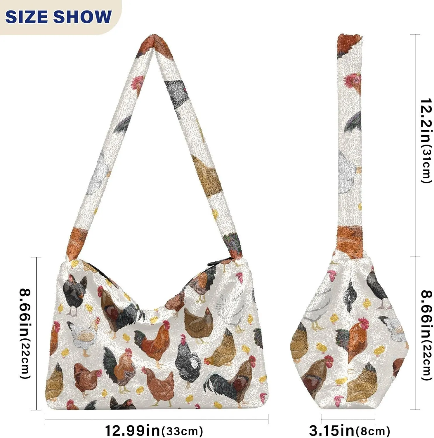 Women Boho Handbag Underarm Bag Tote Bag Shoulder Bag Crossbody Bag